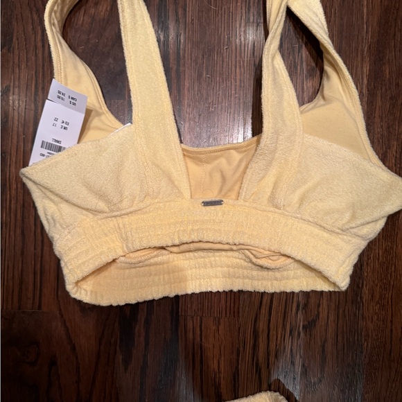 Terry jogger & bralette yellow set size small NWT - Picture 6 of 7